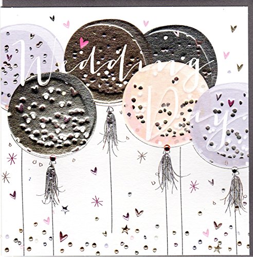 Belly Button Designs Paloma Hochzeitskarte mit Prägung und Kristallen BB419 von Belly Button Designs