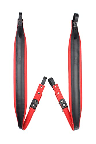 Belti Akkordeon gurt leder 7cm rot Schulterriemen Belti Akkordeon gurt leder 7cm rot Schulterriemen von Belti