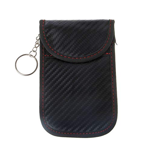 BELTI Schlüsselanhänger Faraday-Tasche Diebstahlsicherung RFID-Schlüsselanhänger-Sicherheitsbox Signalblockierbeutel für Auto von Belti