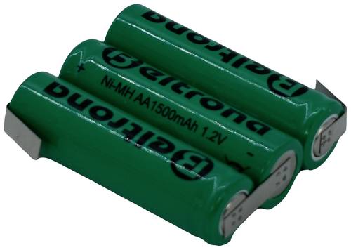 Beltrona 3AA1500 Akkupack 3x Mignon (AA) Z-Lötfahne NiMH 3.6V 1500 mAh von Beltrona