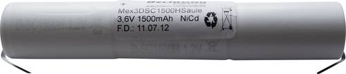 Beltrona 3DSC1500HSCLG Notleuchten-Akku U-Lötfahne 3.6V 1500 mAh von Beltrona