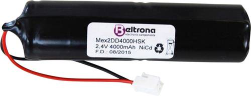 Beltrona ELRD2D4000H Notleuchten-Akku Stecker 2.4V 4000 mAh von Beltrona