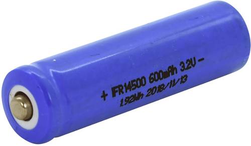 Beltrona FR14500 Spezial-Akku 14500 LiFePO 4 3.2V 600 mAh von Beltrona