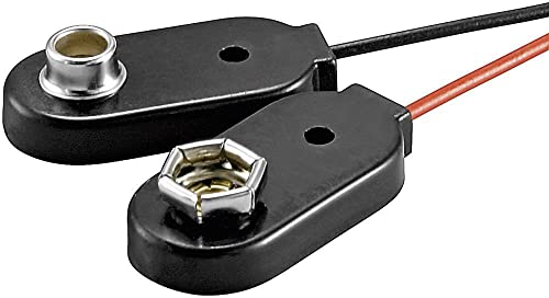 Beltrona I-Clip-G Batterieclip 1x 9V Block Druckknopfanschluss (L x B x H) 26 x 13 x 8mm, 3 Stück von Beltrona