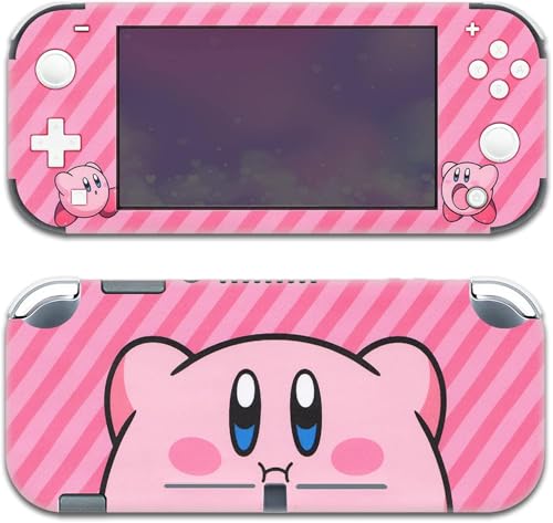 BelugaDesign Rosa Puffball Switch Skin | Niedliches Pastellsticker Wrap Vinyl Decal | Anime Smash Star Allies Forgotten Land Kawaii | Kompatibel mit Nintendo Switch (Switch Lite, Hot Pink) von BelugaDesign