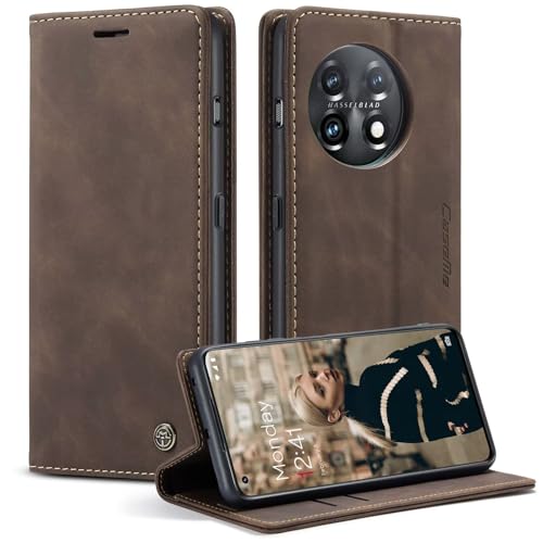 Belzsxy Handyhülle für OnePlus 11 Hülle Premium Lederhülle Klappbar Flip Case Tasche Magnet Kartenfach Standfunktion Klapphülle Schutzhülle für OnePlus 11, Kaffee Belzsxy Handyhülle für OnePlus 11 Hülle Premium Lederhülle Klappbar Flip Case Tasche Magnet Kartenfach Standfunktion Klapphülle Schutzhülle für OnePlus 11, Kaffee von Belzsxy