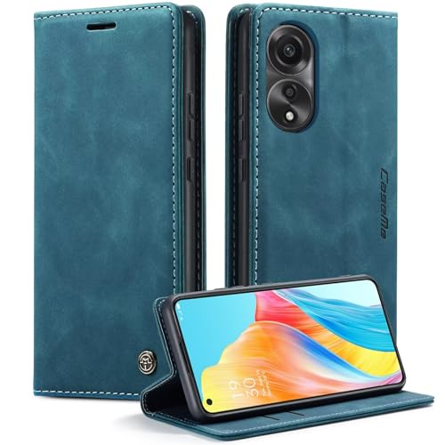 Belzsxy Handyhülle für Oppo A78 4G Hülle Premium Lederhülle Klappbar Flip Case Tasche Magnet Kartenfach Standfunktion Klapphülle Schutzhülle für Oppo A78 4G, Blaugrün Belzsxy Handyhülle für Oppo A78 4G Hülle Premium Lederhülle Klappbar Flip Case Tasche Magnet Kartenfach Standfunktion Klapphülle Schutzhülle für Oppo A78 4G, Blaugrün von Belzsxy