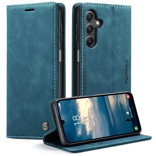 Belzsxy Handyhülle für Samsung Galaxy A05S Hülle Premium Lederhülle Klappbar Flip Case Tasche Magnet Kartenfach Standfunktion Klapphülle Schutzhülle für Samsung Galaxy A05S, Blaugrün Belzsxy Handyhülle für Samsung Galaxy A05S Hülle Premium Lederhülle Klappbar Flip Case Tasche Magnet Kartenfach Standfunktion Klapphülle Schutzhülle für Samsung Galaxy A05S, Blaugrün von Belzsxy