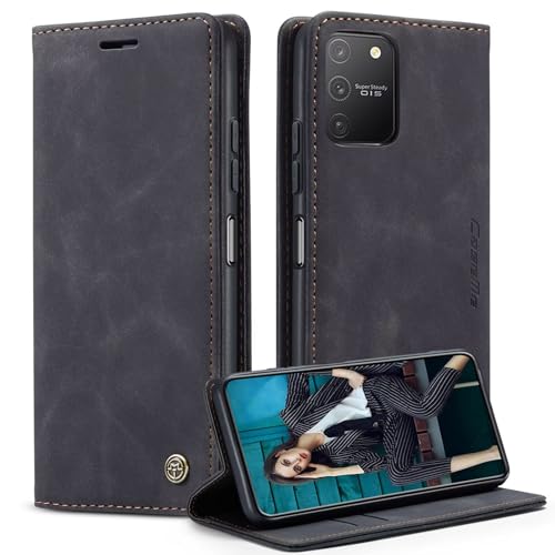 Belzsxy Handyhülle für Samsung Galaxy S10 lite/A91/M80S Hülle Premium Lederhülle Klappbar Flip Case Tasche Magnet Kartenfach Standfunktion Klapphülle Schutzhülle für Samsung Galaxy S10 lite, Schwarz Belzsxy Handyhülle für Samsung Galaxy S10 lite/A91/M80S Hülle Premium Lederhülle Klappbar Flip Case Tasche Magnet Kartenfach Standfunktion Klapphülle Schutzhülle für Samsung Galaxy S10 lite, Schwarz von Belzsxy