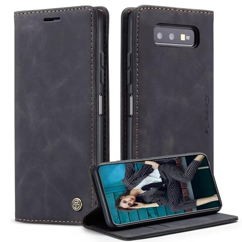 Belzsxy Handyhülle für Samsung Galaxy S10e Hülle Premium Lederhülle Klappbar Flip Case Tasche Magnet Kartenfach Standfunktion Klapphülle Schutzhülle für Samsung Galaxy S10e, Schwarz Belzsxy Handyhülle für Samsung Galaxy S10e Hülle Premium Lederhülle Klappbar Flip Case Tasche Magnet Kartenfach Standfunktion Klapphülle Schutzhülle für Samsung Galaxy S10e, Schwarz von Belzsxy