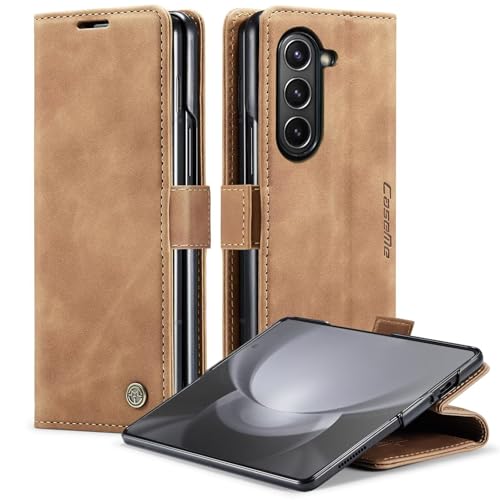 Belzsxy Handyhülle für Samsung Galaxy Z Fold5 Hülle Premium Lederhülle Klappbar Flip Case Tasche Magnet Kartenfach Standfunktion Klapphülle Schutzhülle für Samsung Galaxy Z Fold5, Braun Belzsxy Handyhülle für Samsung Galaxy Z Fold5 Hülle Premium Lederhülle Klappbar Flip Case Tasche Magnet Kartenfach Standfunktion Klapphülle Schutzhülle für Samsung Galaxy Z Fold5, Braun von Belzsxy