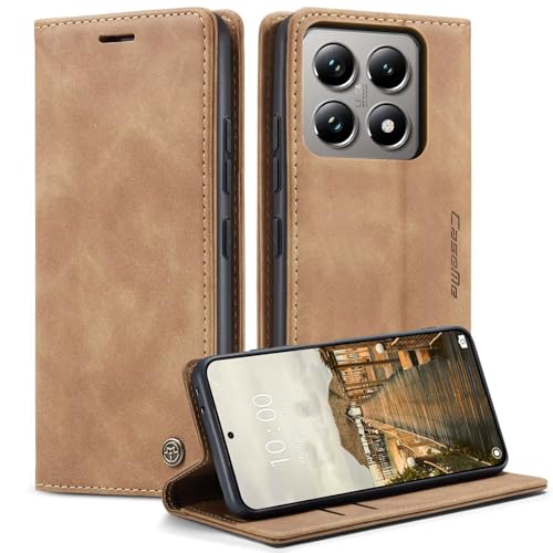 Belzsxy Handyhülle für Xiaomi 14T Pro Hülle Premium Lederhülle Klappbar Flip Case Tasche Magnet Kartenfach Standfunktion Klapphülle Schutzhülle für Xiaomi 14T Pro, Braun Belzsxy Handyhülle für Xiaomi 14T Pro Hülle Premium Lederhülle Klappbar Flip Case Tasche Magnet Kartenfach Standfunktion Klapphülle Schutzhülle für Xiaomi 14T Pro, Braun von Belzsxy