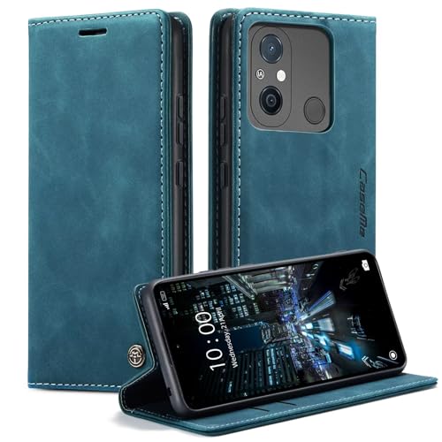 Belzsxy Handyhülle für Xiaomi Redmi 12C/Redmi 11A Hülle Premium Lederhülle Klappbar Flip Case Tasche Magnet Kartenfach Standfunktion Klapphülle Schutzhülle für Xiaomi Redmi 12C/Redmi 11A, Blaugrün Belzsxy Handyhülle für Xiaomi Redmi 12C/Redmi 11A Hülle Premium Lederhülle Klappbar Flip Case Tasche Magnet Kartenfach Standfunktion Klapphülle Schutzhülle für Xiaomi Redmi 12C/Redmi 11A, Blaugrün von Belzsxy
