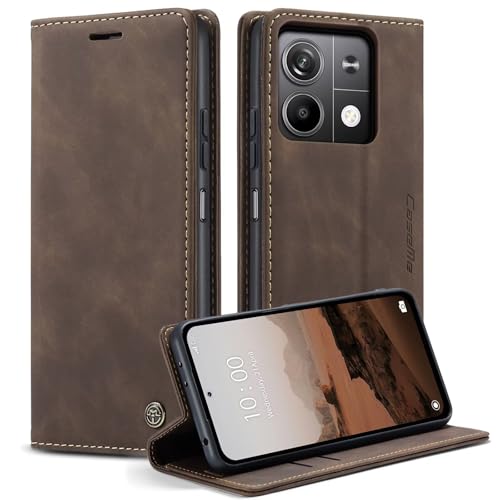 Belzsxy Handyhülle für Xiaomi Redmi Note 13 5G Hülle Premium Lederhülle Klappbar Flip Case Tasche Magnet Kartenfach Standfunktion Klapphülle Schutzhülle für Xiaomi Redmi Note 13 5G, Kaffee Belzsxy Handyhülle für Xiaomi Redmi Note 13 5G Hülle Premium Lederhülle Klappbar Flip Case Tasche Magnet Kartenfach Standfunktion Klapphülle Schutzhülle für Xiaomi Redmi Note 13 5G, Kaffee von Belzsxy