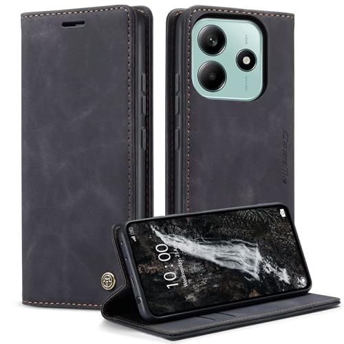 Belzsxy Handyhülle für Xiaomi Redmi Note 14 5G Hülle Premium Lederhülle Klappbar Flip Case Tasche Magnet Kartenfach Standfunktion Klapphülle Schutzhülle für Xiaomi Redmi Note 14 5G, Schwarz Belzsxy Handyhülle für Xiaomi Redmi Note 14 5G Hülle Premium Lederhülle Klappbar Flip Case Tasche Magnet Kartenfach Standfunktion Klapphülle Schutzhülle für Xiaomi Redmi Note 14 5G, Schwarz von Belzsxy