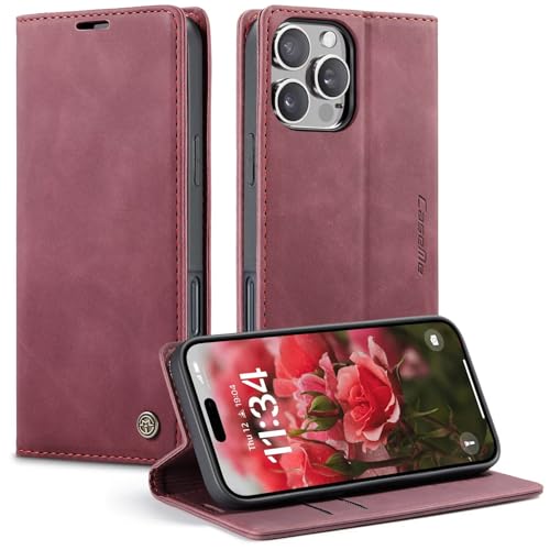 Belzsxy Handyhülle für iPhone 11 Pro Hülle Premium Lederhülle Klappbar Flip Case Tasche Magnet Kartenfach Standfunktion Klapphülle Schutzhülle für iPhone 11 Pro, Rot Belzsxy Handyhülle für iPhone 11 Pro Hülle Premium Lederhülle Klappbar Flip Case Tasche Magnet Kartenfach Standfunktion Klapphülle Schutzhülle für iPhone 11 Pro, Rot von Belzsxy