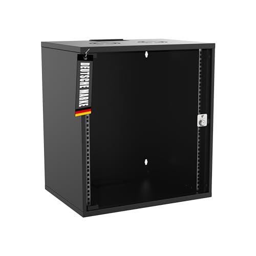 Bemacom Netzwerkschrank - Serverschrank 19 Zoll 12HE - Server-Racks für Wandmontage - EDV-Gehäuse mit Traglast 60kg - 400 x 540 x 595 mm Schwarz Bemacom Netzwerkschrank - Serverschrank 19 Zoll 12HE - Server-Racks für Wandmontage - EDV-Gehäuse mit Traglast 60kg - 400 x 540 x 595 mm Schwarz von Bemacom