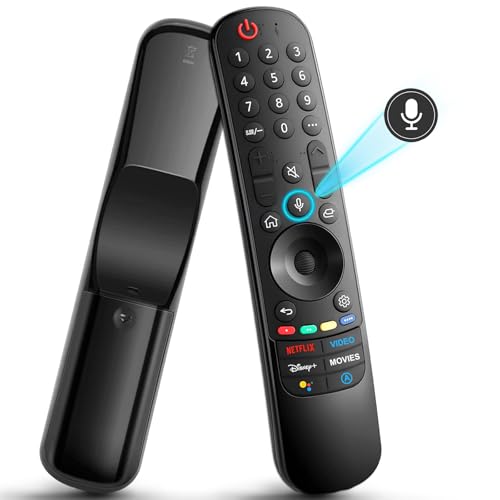 Universal Sprachfernbedienung für Sprachfunktion und Zeigerfunktion kompatibel mit LG 2018-2024 Smart TV, Ersatz für Original TV Remote MR24GA MR23GA MR22GA MR21GA MR20GA Universal Sprachfernbedienung für Sprachfunktion und Zeigerfunktion kompatibel mit LG 2018-2024 Smart TV, Ersatz für Original TV Remote MR24GA MR23GA MR22GA MR21GA MR20GA von Bemexred