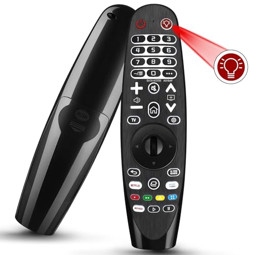 Universal-Fernbedienungmit mit Hintergrundbeleuchtung kompatibel mit LG Smart-TVs, passend als Ersatz für LG TV-Fernbedienungen - Ohne Sprach- und Zeigerfunktionen Universal-Fernbedienungmit mit Hintergrundbeleuchtung kompatibel mit LG Smart-TVs, passend als Ersatz für LG TV-Fernbedienungen - Ohne Sprach- und Zeigerfunktionen von Bemexred