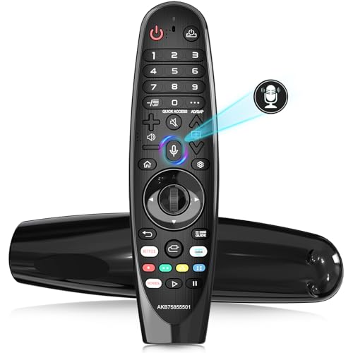 Bemexred Sprachfernbedienung kompatibel mit LG 2018-2024 Smart TV, Universal Fernbedienung mit Sprachfunktion und Zeigerfunktion passend als Ersatz für Magic Fernbedienungen Bemexred Sprachfernbedienung kompatibel mit LG 2018-2024 Smart TV, Universal Fernbedienung mit Sprachfunktion und Zeigerfunktion passend als Ersatz für Magic Fernbedienungen von Bemexred
