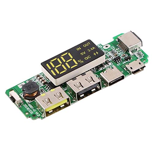 1 Stück Lithium-batterieladegerät-Board-led-dual USB 5v 2.4a USB Mobile Lademodul Schaltung Schutz von Bemvp