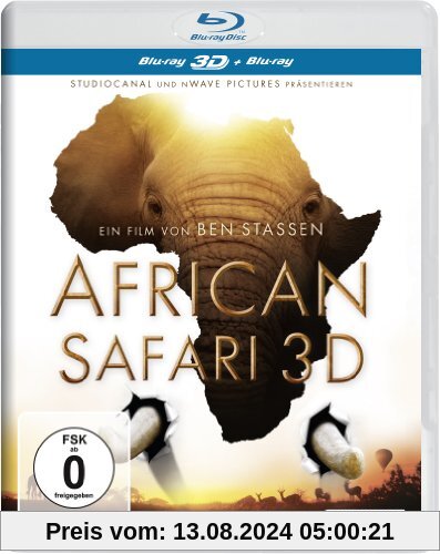 African Safari  (inkl. 2D-Version) [3D Blu-ray] von Ben Stassen