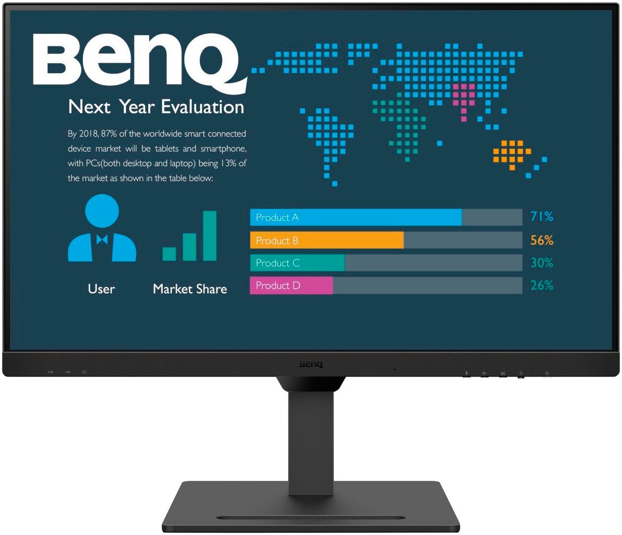 BenQ BL2790QT LED-Monitor (68,6 cm/27) von BenQ