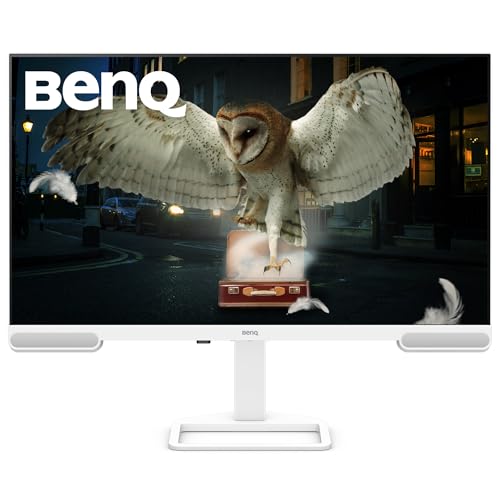 BenQ EW3290U 32" 4K mit 98% P3, exklusivem AI Contrast, integrierten 2.1-Kanal-Lautsprechern mit Tieftöner, 1 USB-Typ-C-Anschluss, 3 HDMI-Anschlüssen, ergonomischem Design und Eye-Care-Technologie von BenQ