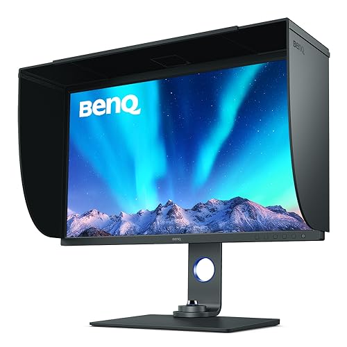 BenQ SW321C Fotografen Monitor (AQCOLOR Technologie, 32 Zoll, 4K UHD, IPS, P3-Farbraum, USB-C-Laden, DP / HDMI, Hardware kalibriert, Höhenverstellbar), MacBook kompatibel von BenQ - Vertical