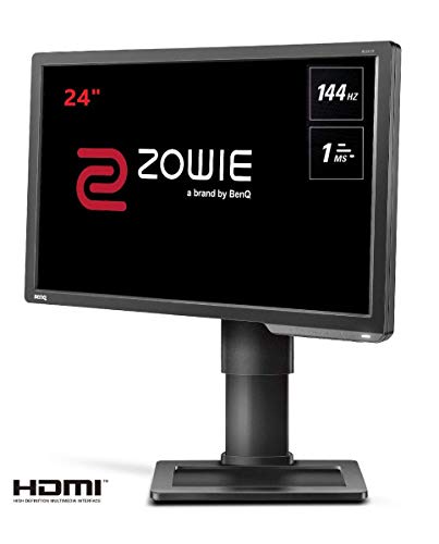 BenQ ZOWIE XL2411P 24 Zoll 144Hz Esports Gaming Monitor (1ms Reaktionszeit, Höhenverstellbar, Black eQualizer, Display Port) für PC-Spieler von BenQ