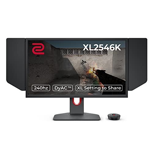 BenQ ZOWIE XL2546K Gaming Monitor (24,5 Zoll, 240 Hz, 0.5ms, DyAc+, XL Setting to Share, S switch, Shielding Hood) von BenQ