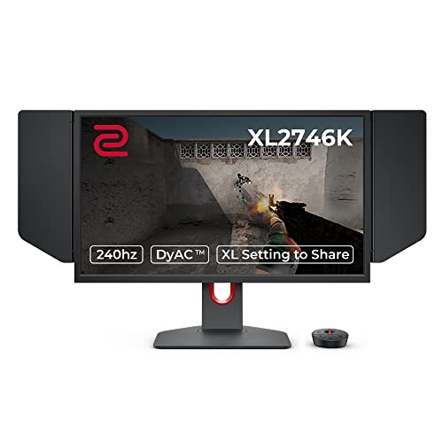 BenQ ZOWIE XL2746K Esports Gaming Monitor | 27 Zoll 240Hz DyAc+ XL Setting to Share | 120Hz Kompatibel für PS5 und Xbox Serie X, Grau von BenQ