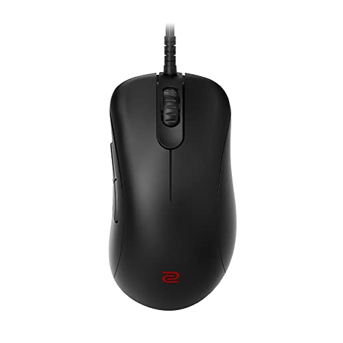 BenQ Zowie EC2-C Ergonomische Gaming-Maus für Esports | Paracord-Kabel & Mausrad mit 24 Stufen | Mattschwarze Beschichtung | Mittel Ausführung 124 x 61 x 42 mm (Medium) von BenQ