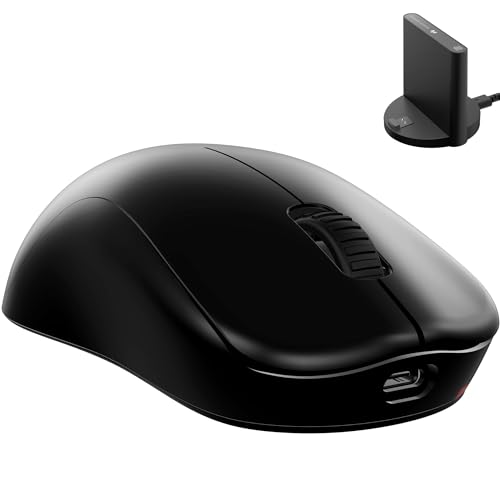 BenQ Zowie U2 Wireless Gaming Maus für Esports, verbesserter Empfänger, 60g leicht, 3200 DPI Sensor, 5 Tasten, 70 Std. Akkulaufzeit von BenQ