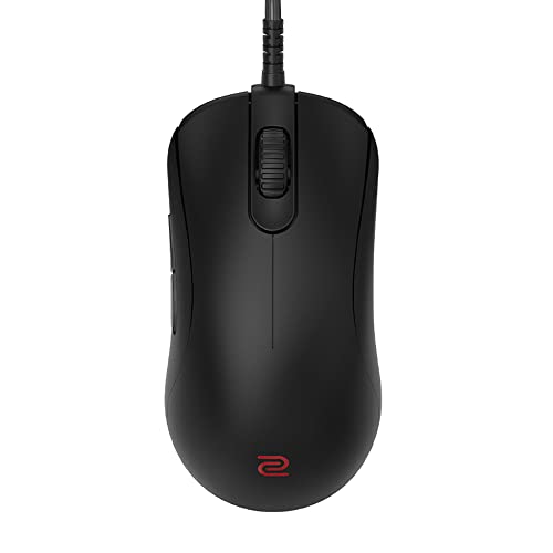 BenQ ZOWIE ZA13-C Symmetrical Gaming Mouse for Esports |Weight-Reduced | Paracord Cable & 24-step Scroll Wheel for More Personal Preference| Driverless | Matte Black Coating | Small Size von BenQ