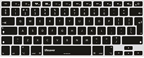 Benaw KL-BLC-UK Lifesaver Skin für MacBook/Pro/Air/Wireless Tastatur (britisch) schwarz von Benaw