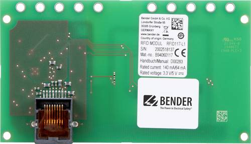 Bender RFID117-L1 eMobility RFID-Karten-Leser von Bender