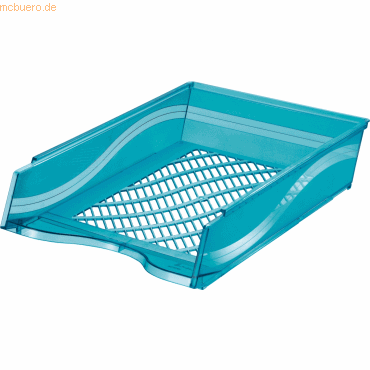 Bene Briefkorb C4 blautransparent Bene Briefkorb C4 blautransparent von Bene