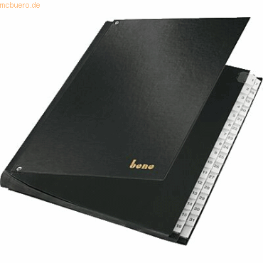 Bene Pultordner A4 1-31 schwarz Bene Pultordner A4 1-31 schwarz von Bene