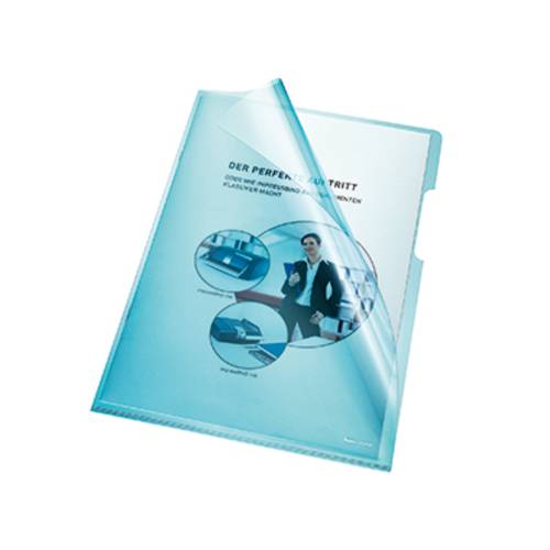 Bene Sichthülle DIN A4 PVC 0.15mm Blau (klar) 205000BL 100St. von Bene