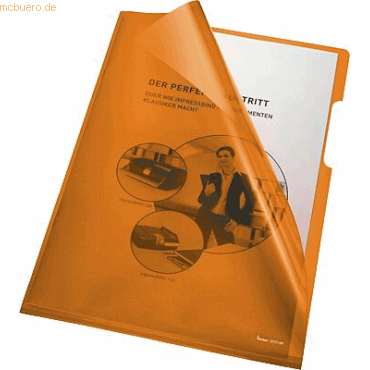 Bene Sichthüllen A4 PVC 150my orange VE=100 Stück Bene Sichthüllen A4 PVC 150my orange VE=100 Stück von Bene