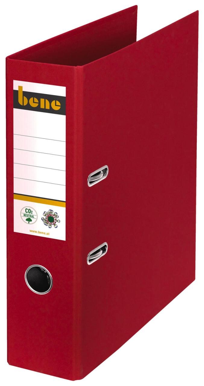 bene Ordner 8 cm DIN A4 Karton rot von Bene