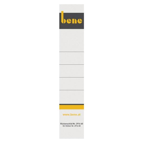 bene Einsteck-Rückenschilder 29,0 x 158,0 mm von Bene