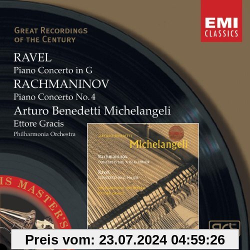 Great Recordings Of The Century - Ravel / Rachmaninoff (Klavierkonzerte) von Benedetti Michelangeli