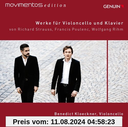 Werke für Violoncello & Klavier von Benedict Kloeckner