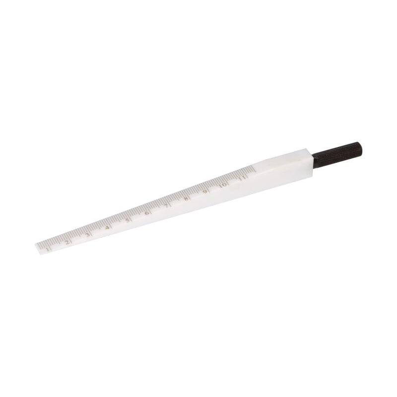 Messkeil 0,5-11mm aus Kunststoff mattverchromt 0,1mm von Benedict Messtechnik GmbH