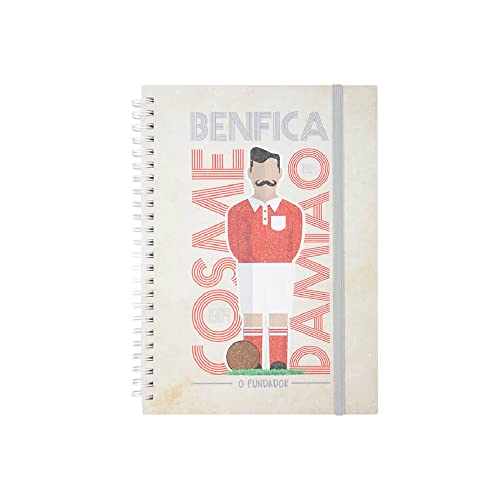 Benfica Cosme Damião Beige Notebook, Unisex, Erwachsene, nur Größe von Benfica
