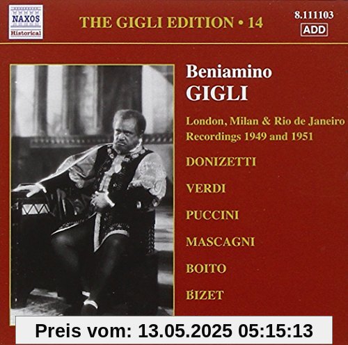 Milan and London 1949-1951 von Beniamino Gigli