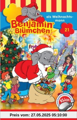 Benjamin Blümchen - Folge 21: als Weihnachtsmann [Musikkassette] von Benjamin Blümchen