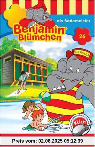Benjamin Blümchen - Folge 26: als Bademeister [Musikkassette] von Benjamin Blümchen